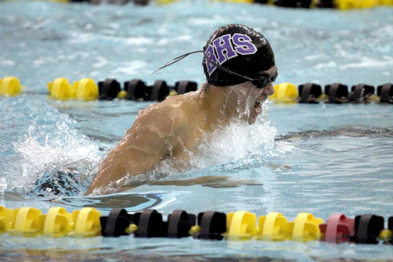 Boys Swimming & Diving Team advanced 14 to the Sectional Finals