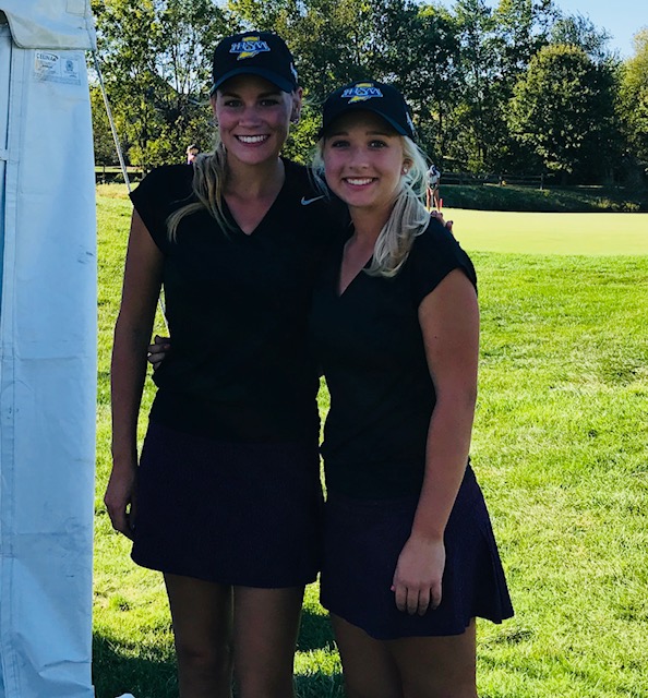 M. Kier and H. Thomas Compete at State Golf Match