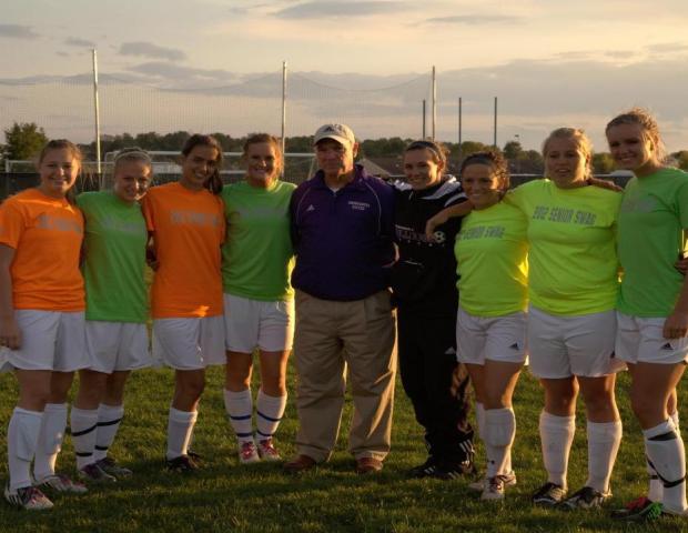 Fishers Spoils Girls Soccer Senior Night
