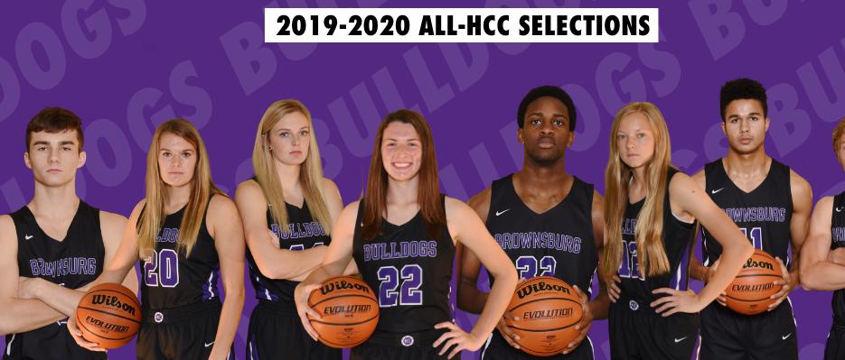Eight Bulldogs named an All-HCC basketball honoree