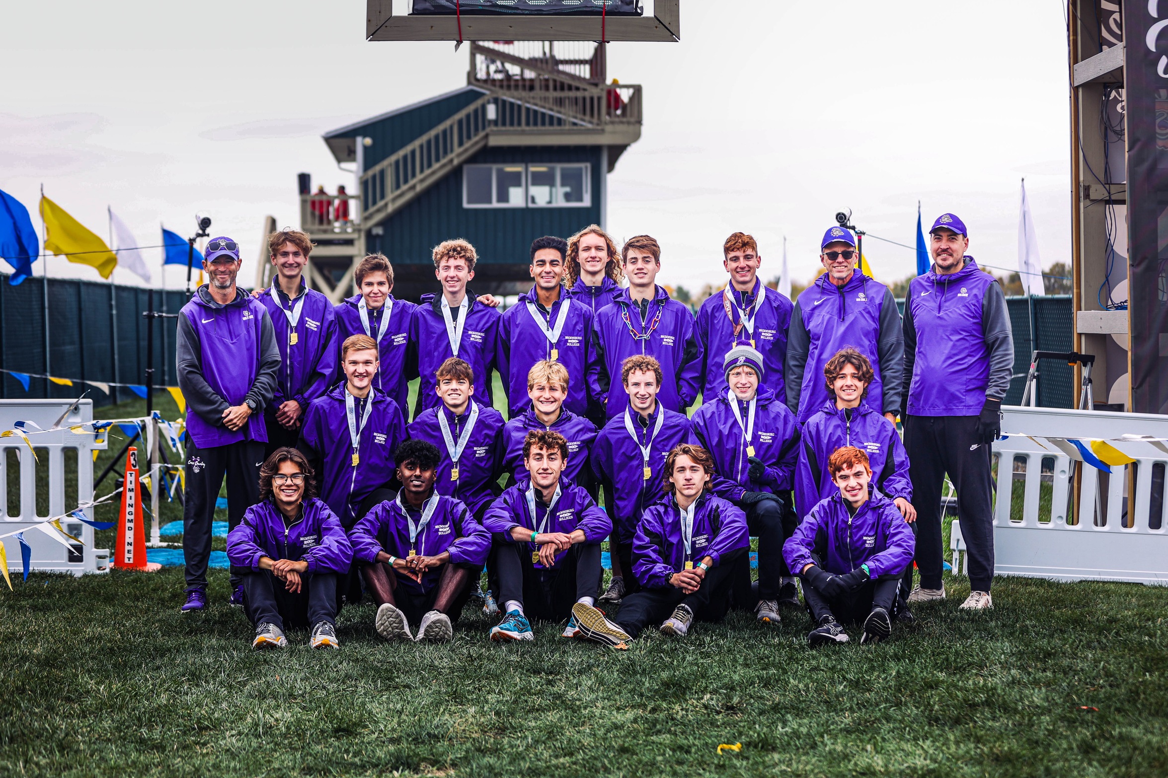 Guys XC place 3rd as a team at the IHSAA State Finals