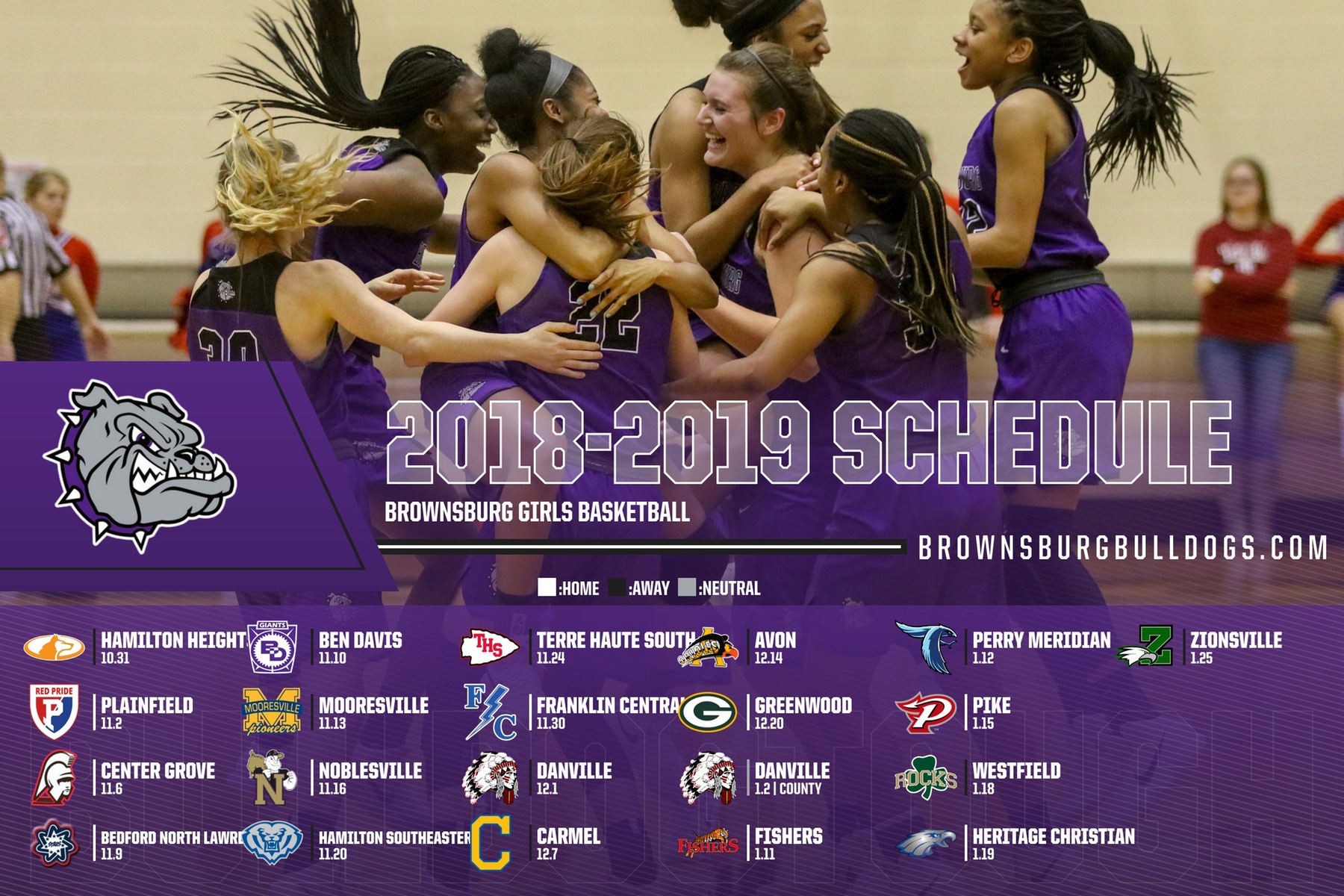 Lady Bulldogs Schedule Announced