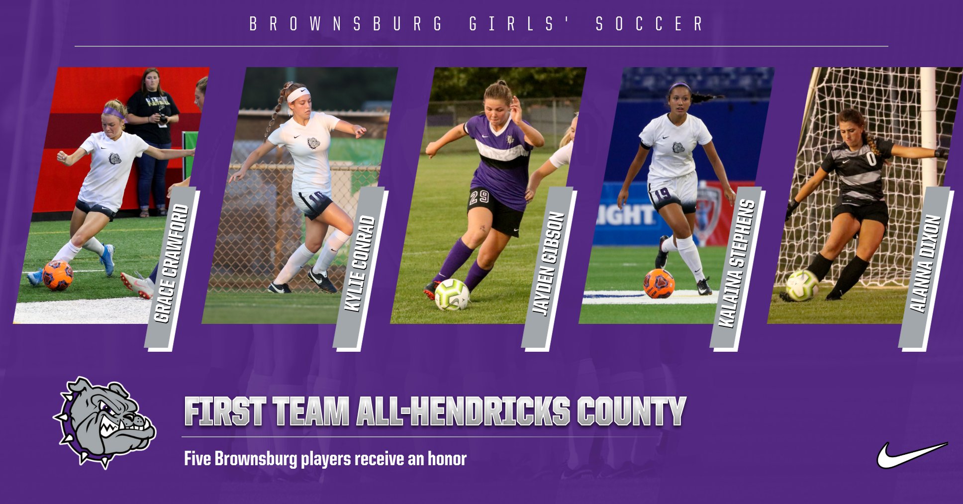 Seven Bulldogs receive All-County honors for @bhsdogs_gsoccer