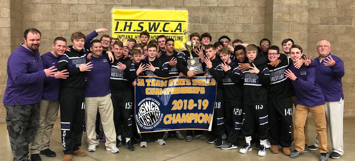 Wrestling Wins 4th Consecutive Team Duals State Title