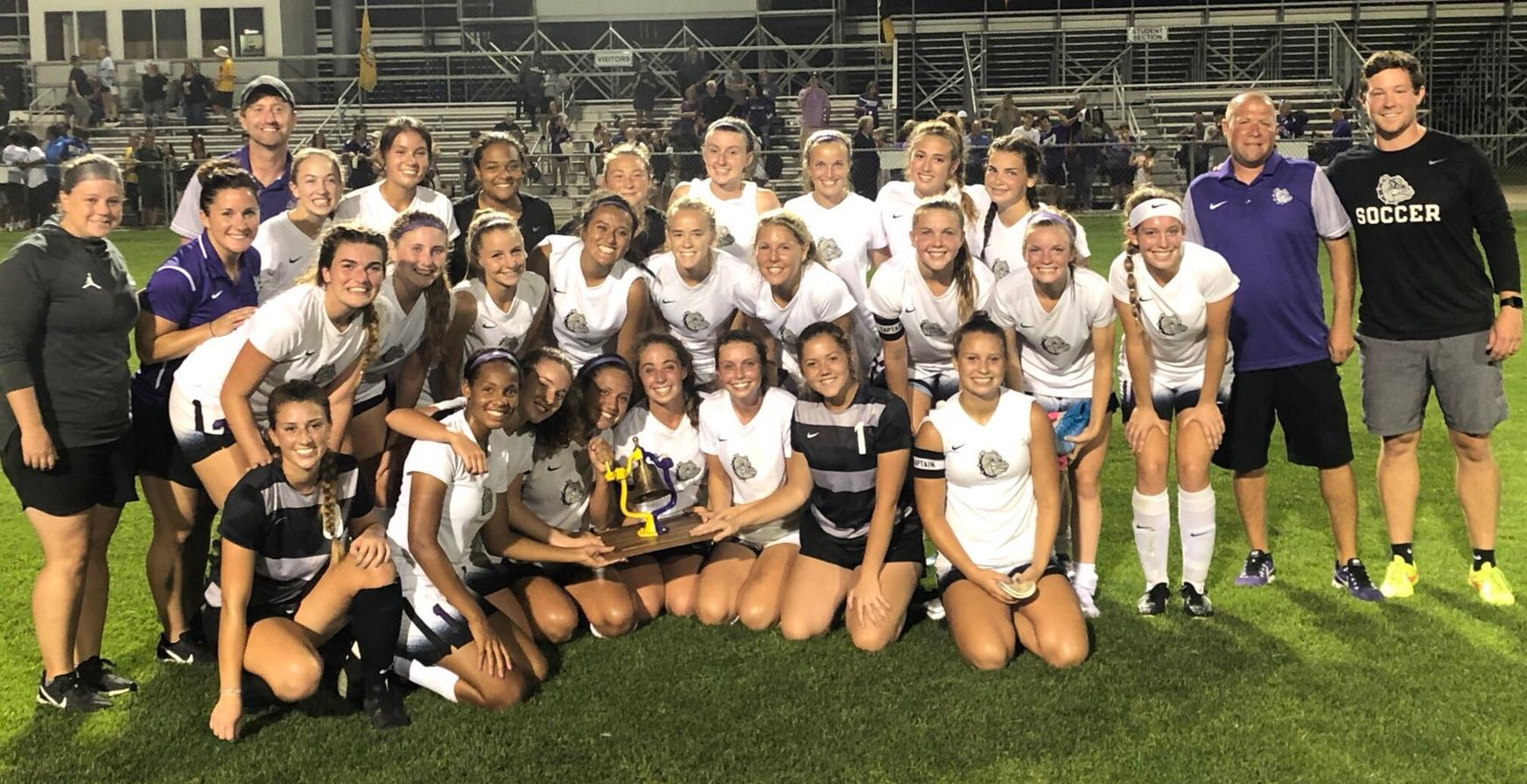 Hendrickson's 80th minute goal gives @bhsdogs_gsoccer Rotary Bell win