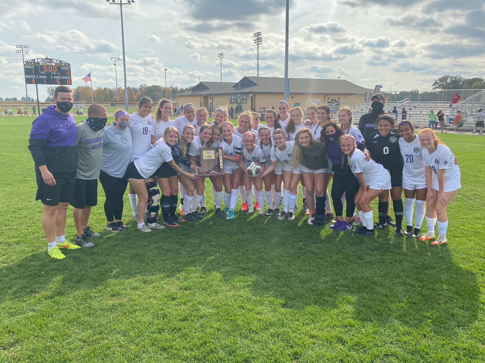 Girls' soccer defeats Avon, 3-1, wins first IHSAA Sectional title since 2012