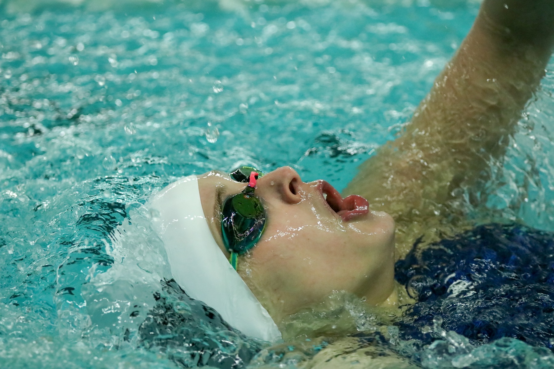 Girls' Swim/Dive Wins Over Quakers