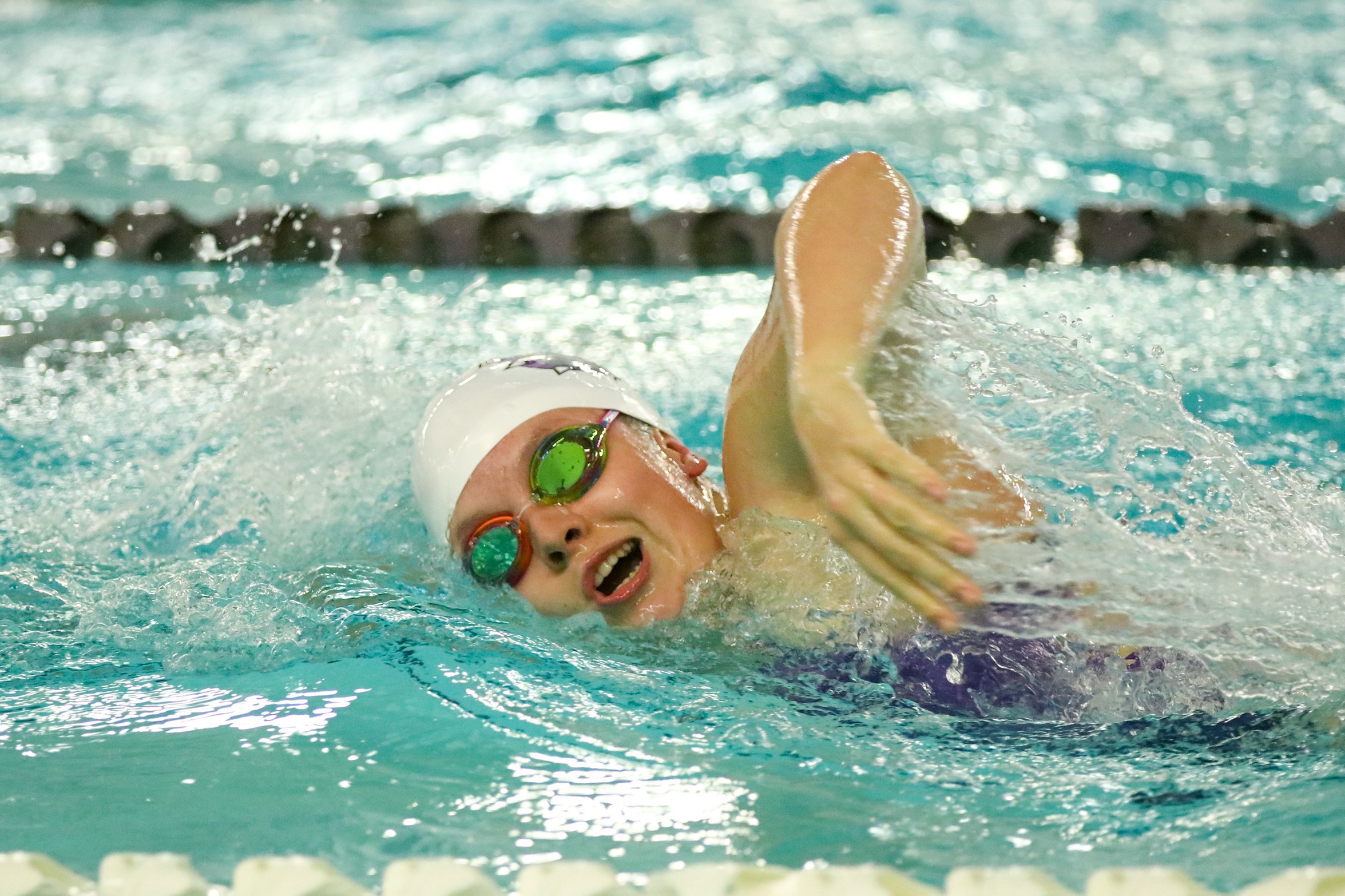 No. 26 Girls' Swimming & Diving picks up win at Franklin Central before HCCs