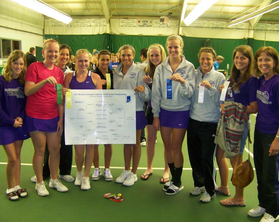 Girls Tennis Finishes Strong in HCC Tournament