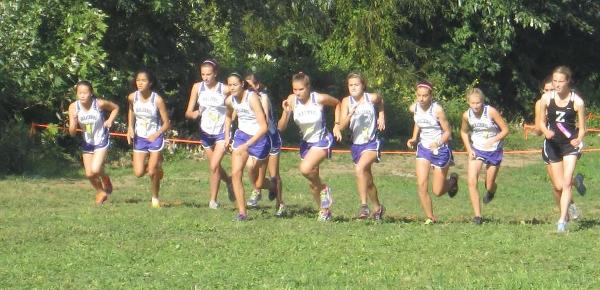 Girls' XC Compete at Southport Invite